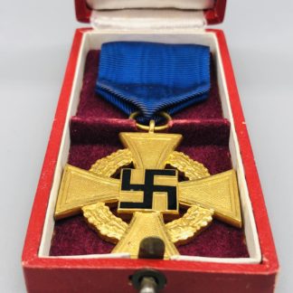 NATIONAL FAITHFUL SERVICE MEDAL 40 YEARS WITH CASE