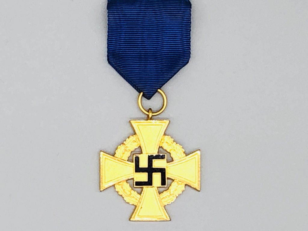 National Faithful Service Medal 40 Years I WW2 German Militaria