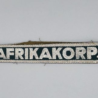 AFRIKA KORP CUFF TITLE WW2 GERMAN ARMY