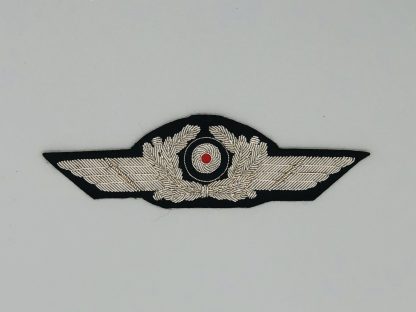 Luftwaffe Officer’s Visor Cap Cockade And Wreath