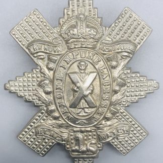 Royal Highland Cap Badge (Black Watch) with Kings Crown