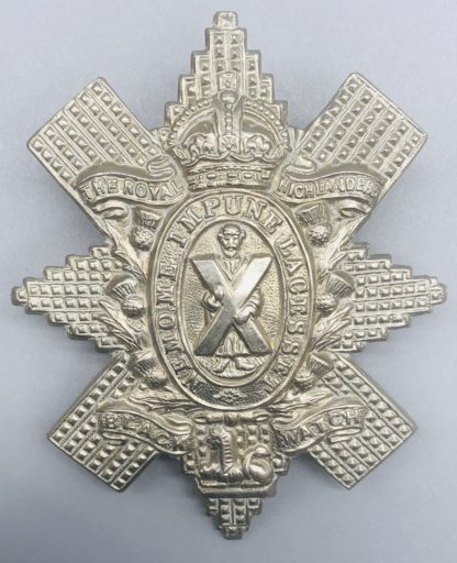 Royal Highland Cap Badge (Black Watch) with Kings Crown