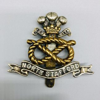 North Staffordshire Regiment cap badge