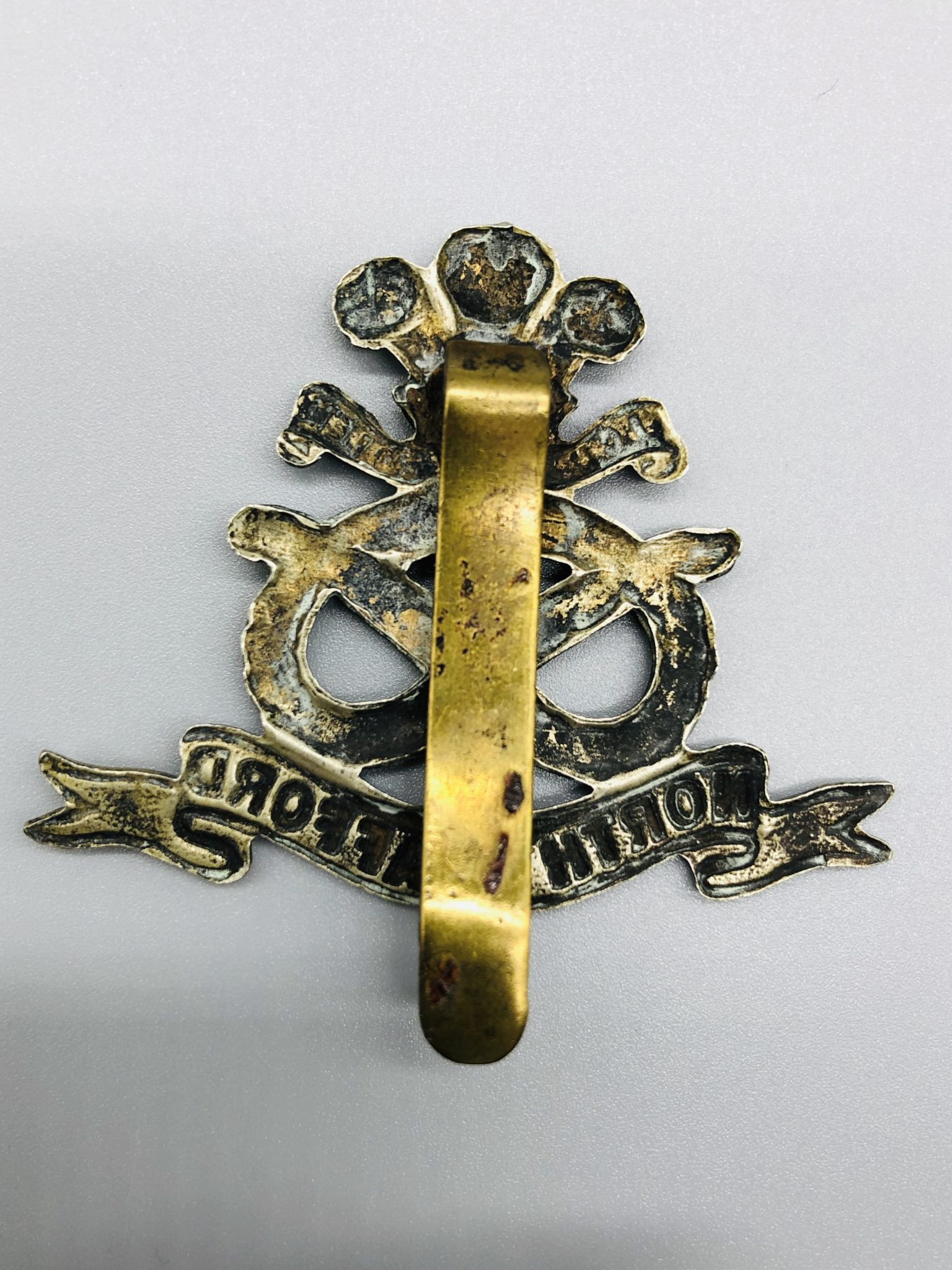 North Staffordshire Regiment cap badge I WW1 British Militaria & Insignia