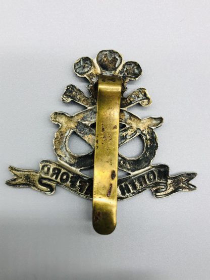 North Staffordshire Regiment cap badge reverse