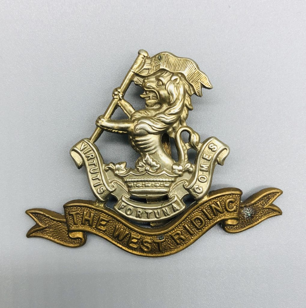 West Riding Regiment Cap Badge I WW2 British Militaria Collectables