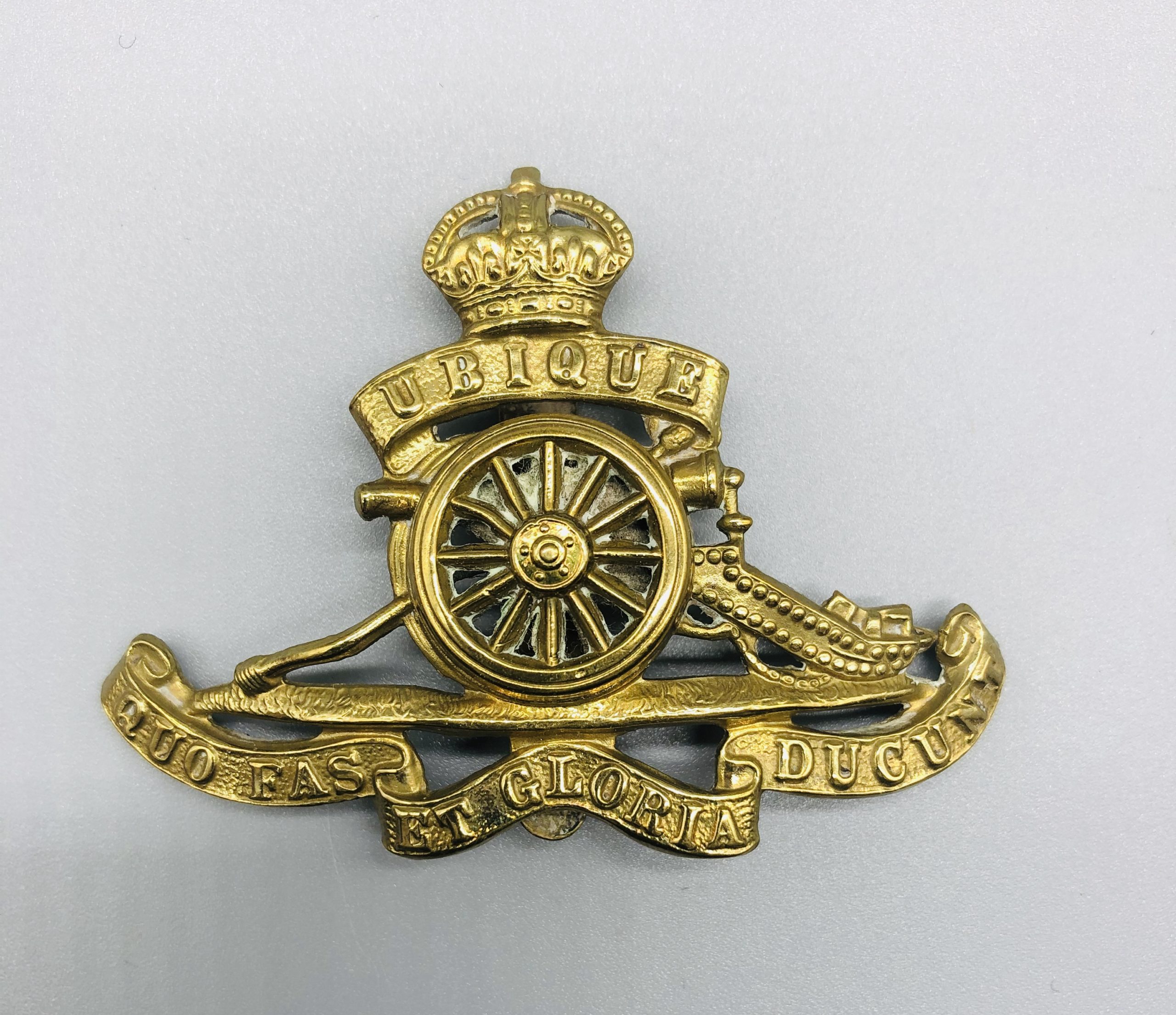 Royal Field Artillery Cap Badge & Shoulder Titles I WW1 British Militaria