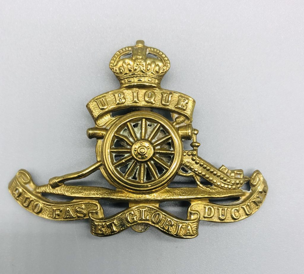 Royal Field Artillery Cap Badge & Shoulder Titles I WW1 British Militaria