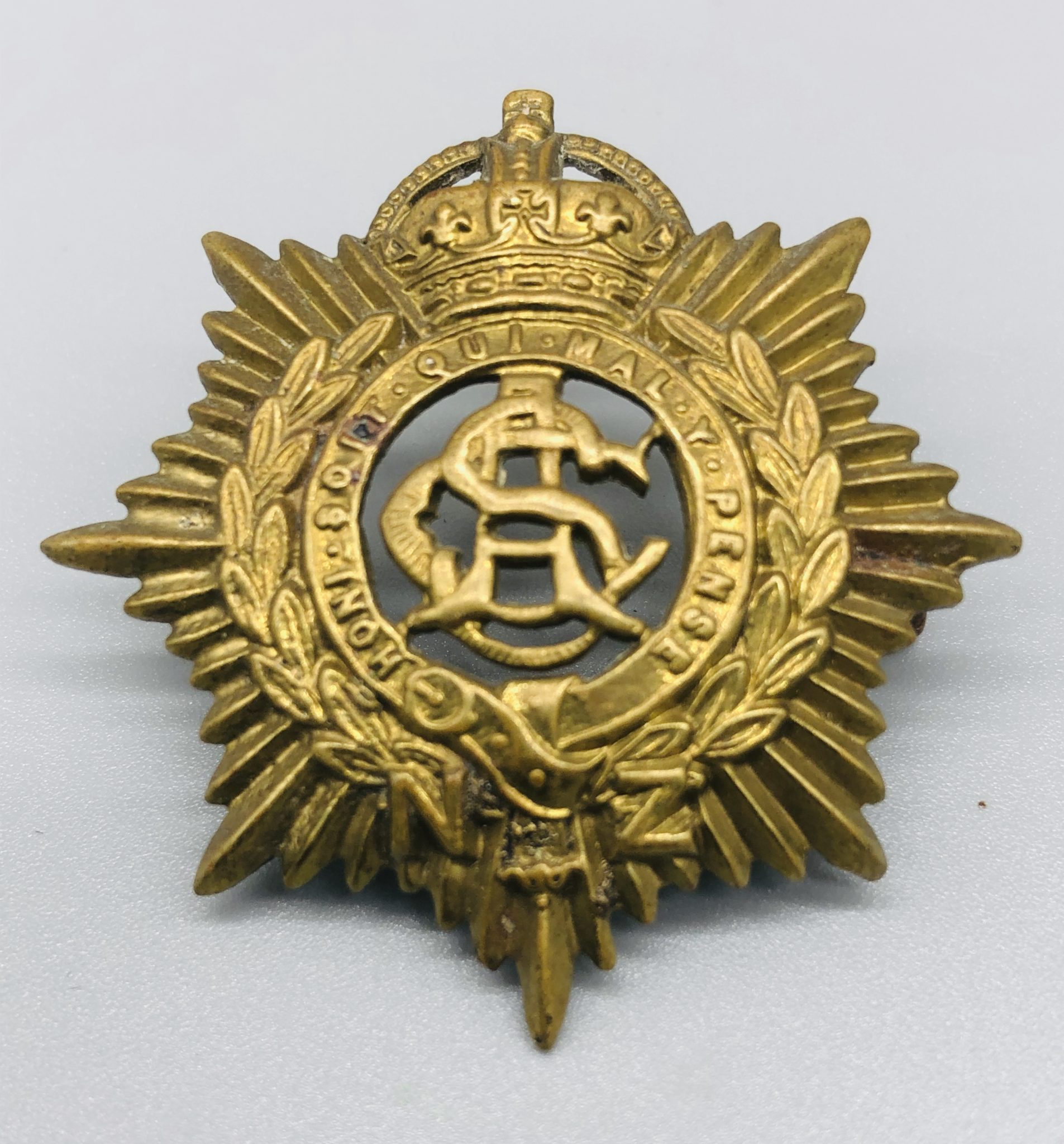 NZ Army Service Corp Cap Badge I WW2 British Cap Badges & Insignia