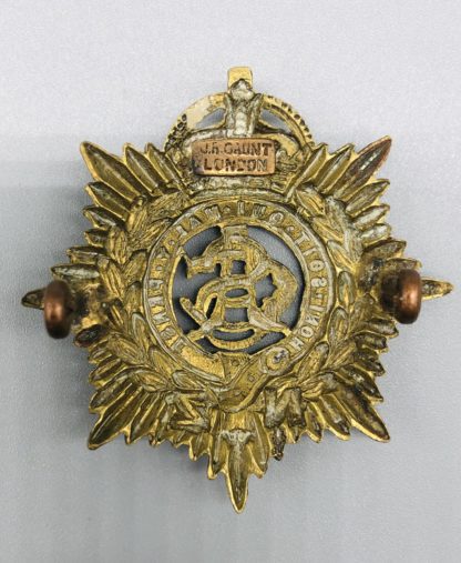 NZ Army Service Corp Cap Badge Reverse Image