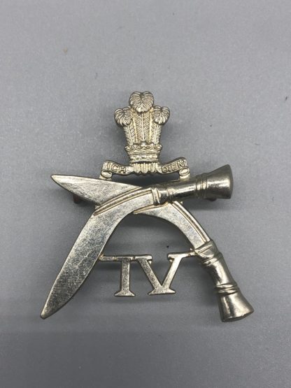 4th Prince of Wales Own Gurkha Rifles Cap Badge