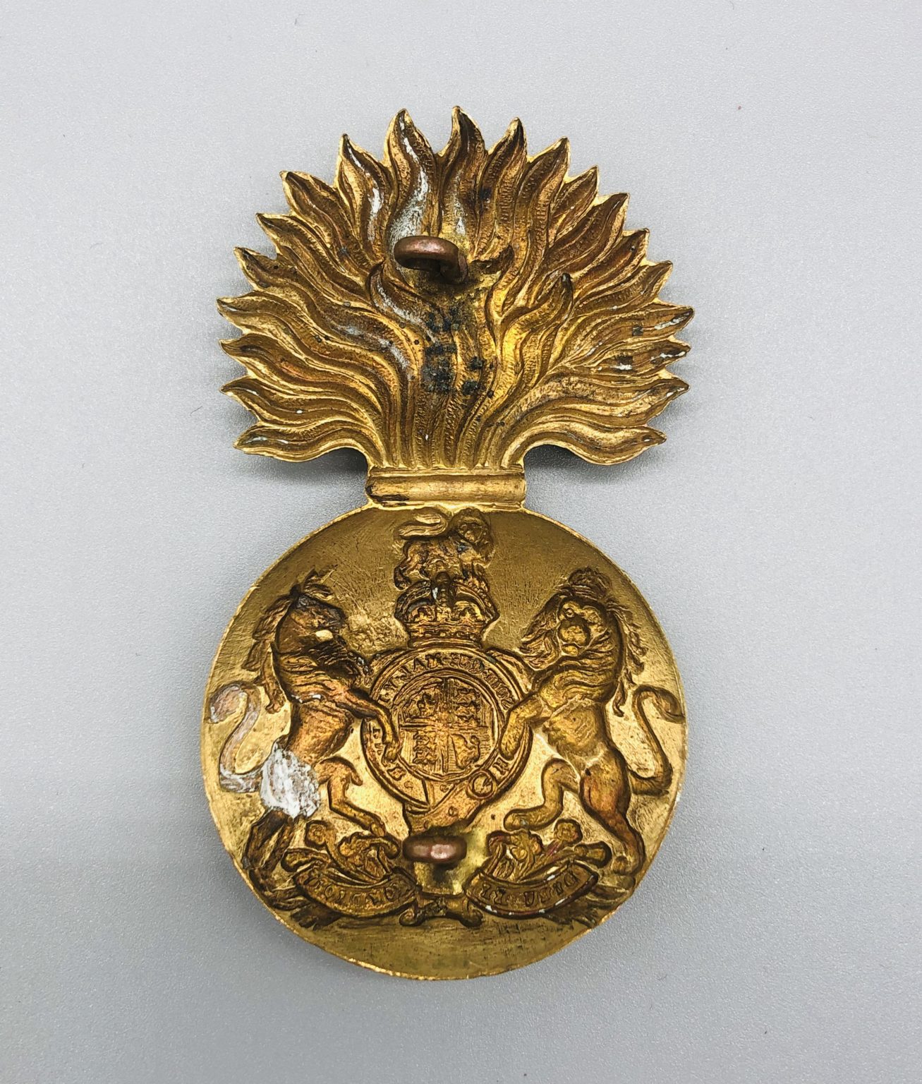Royal Scots Fusiliers Cap Badge I WW1 & WW2 British Militaria Insignia