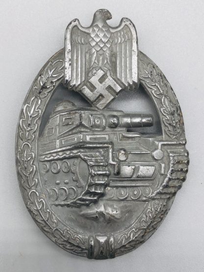 Panzer Assault Badge In Silver