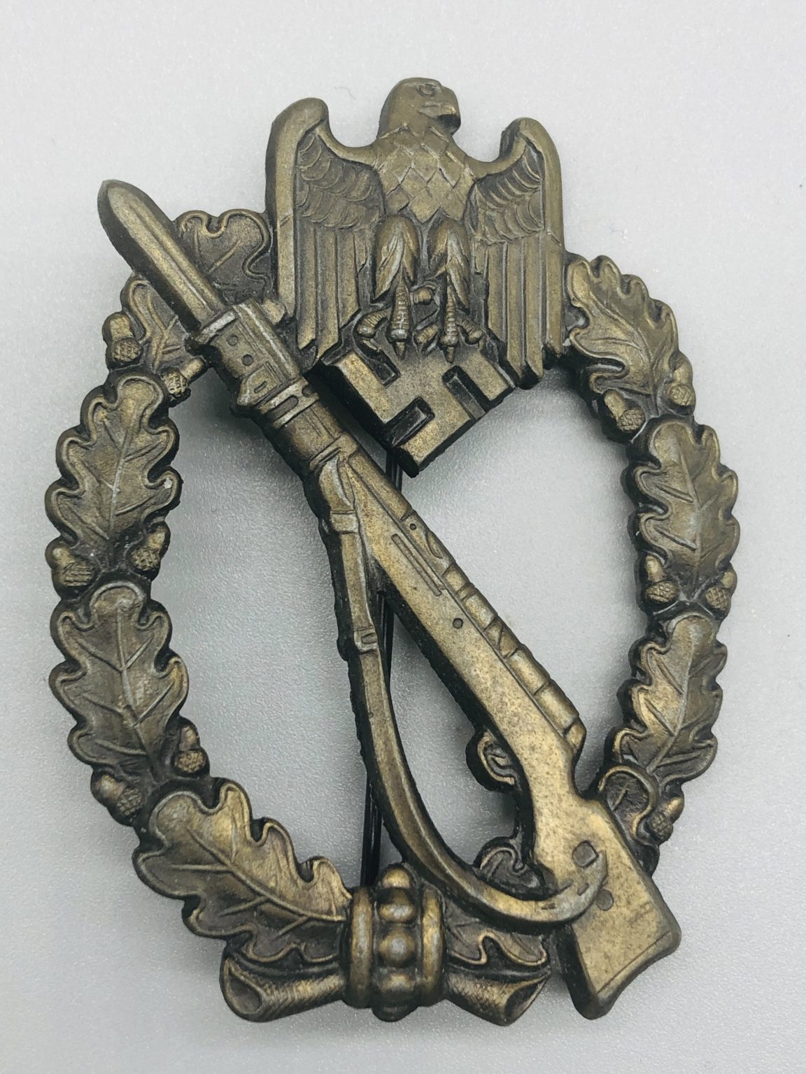 Infantry Assault Badge, In Bronze I WW2 German Militaria & Collectables