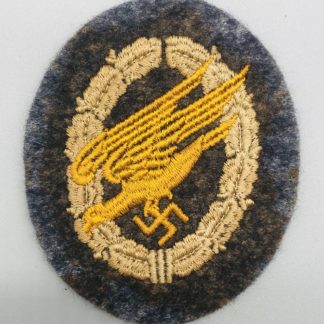 Luftwaffe Fallschirmjäger Cloth Badge