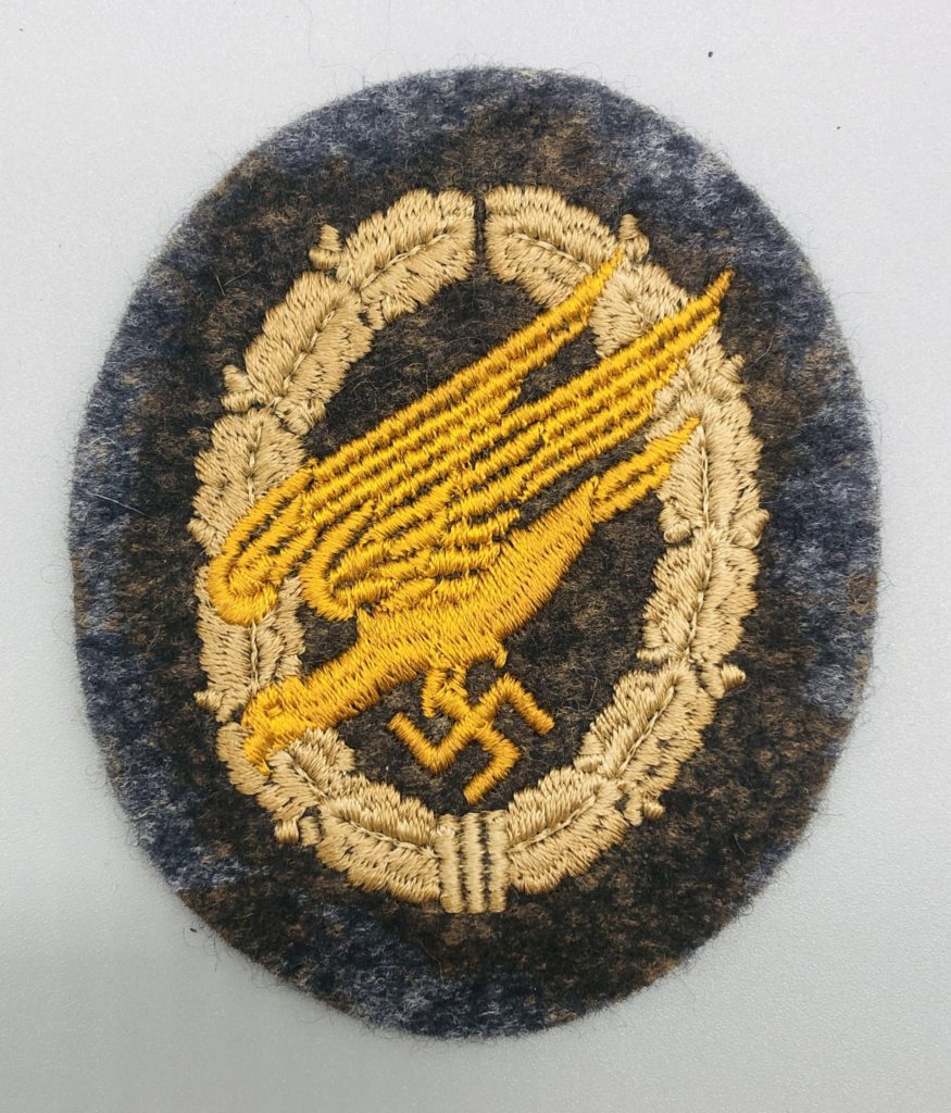 Luftwaffe Fallschirmjäger Cloth Badge I WW2 German Militaria