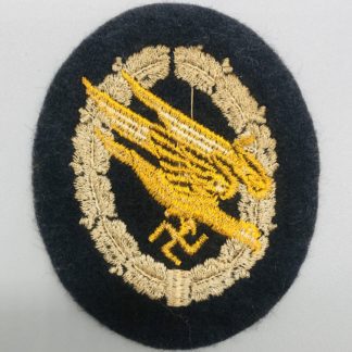 Luftwaffe Fallschirmjäger Cloth Badge