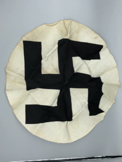 Third Reich Flag, white disc and Swastika souvenir