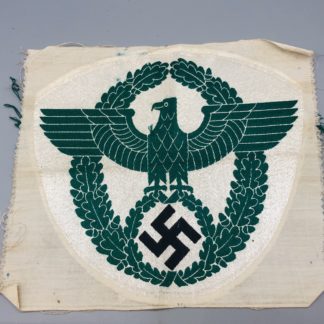 Original WW2 German Police Sports Vest Breast Eagle