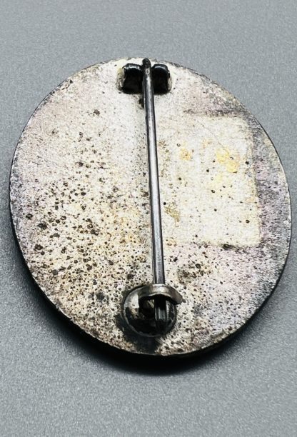 WW2 German Silver Wound Badge, reverse image