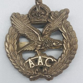 Army Air Corp Plastic Cap Badge