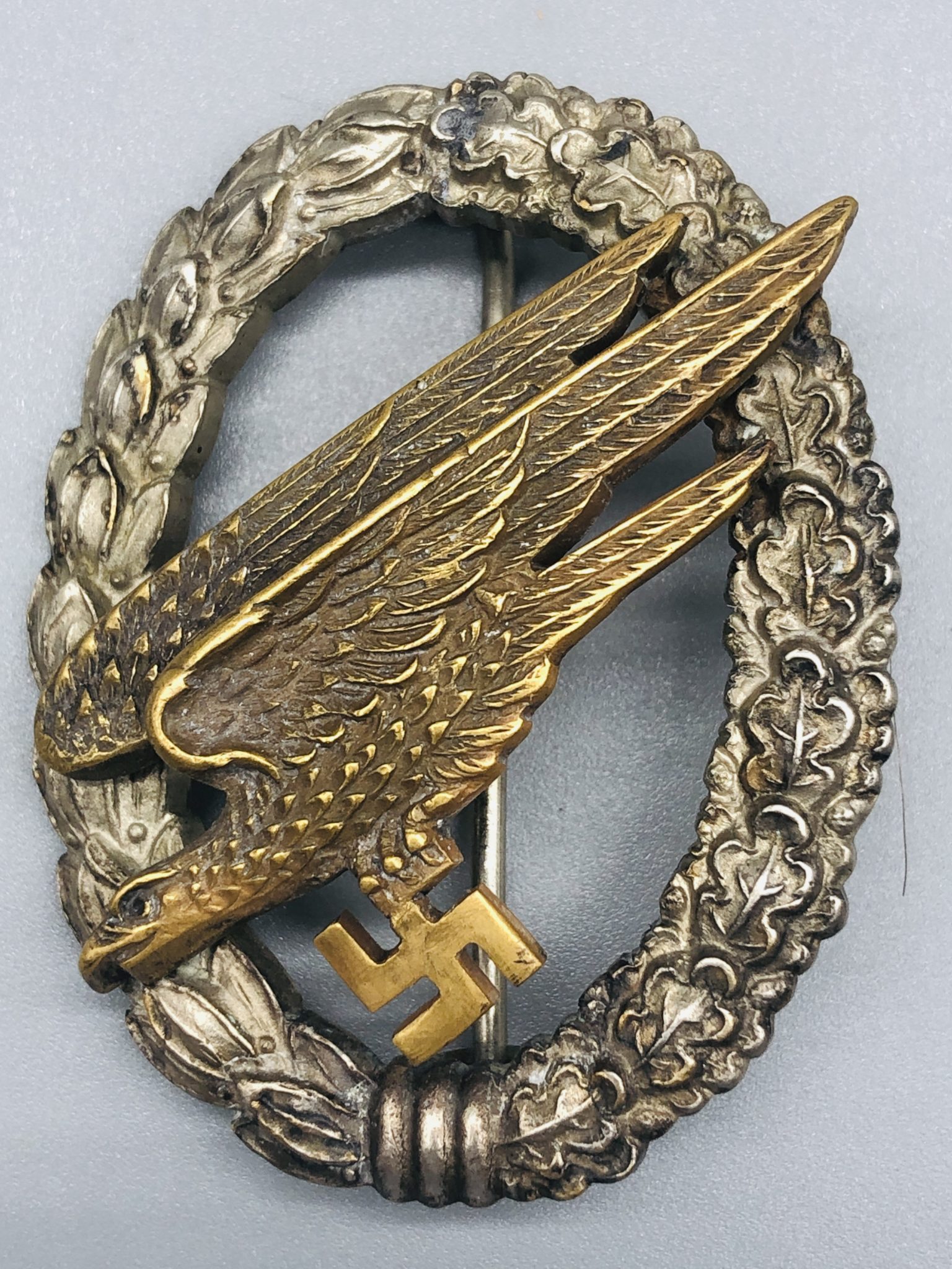 Fallschirmjäger Badge by JMME & Sohn Berlin I WW2 German Militaria