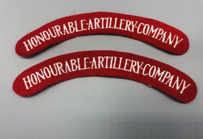 Honourable Artillery Company Shoulder Titles
