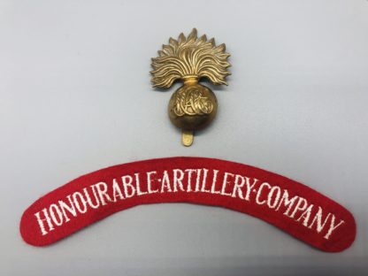 Honourable Artillery Company Cap Badge & Shoulder Titles