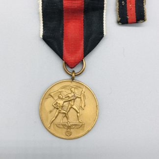 WW2 Sudetenland Medal With Presentation Box