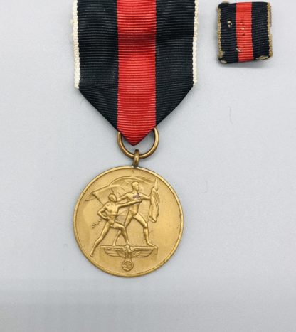 WW2 Sudetenland Medal With Presentation Box