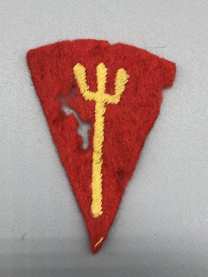 British 116th Infantry Brigade Shoulder Flash Badge