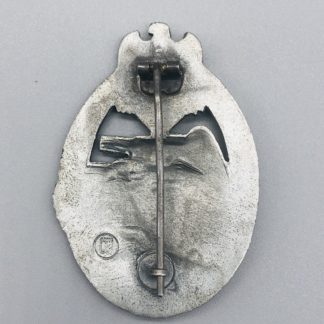 PANZER ASSAULT BADGE IN SILVER