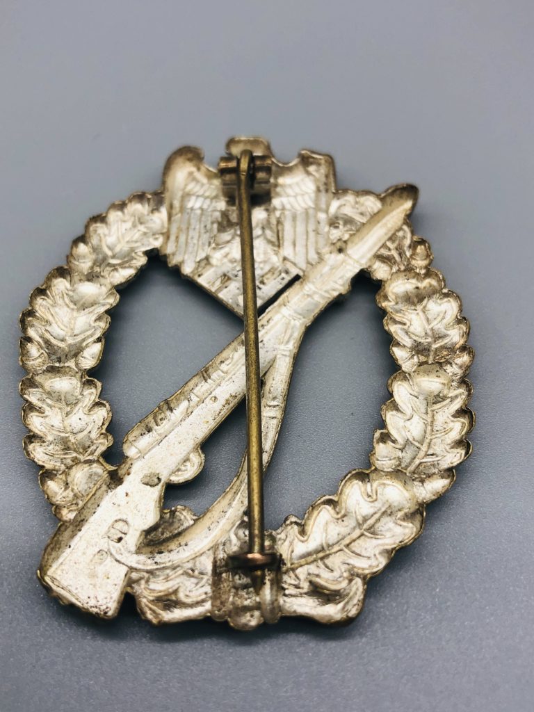 Infantry Assault Badge Silver I WW2 German Militaria & Collectables