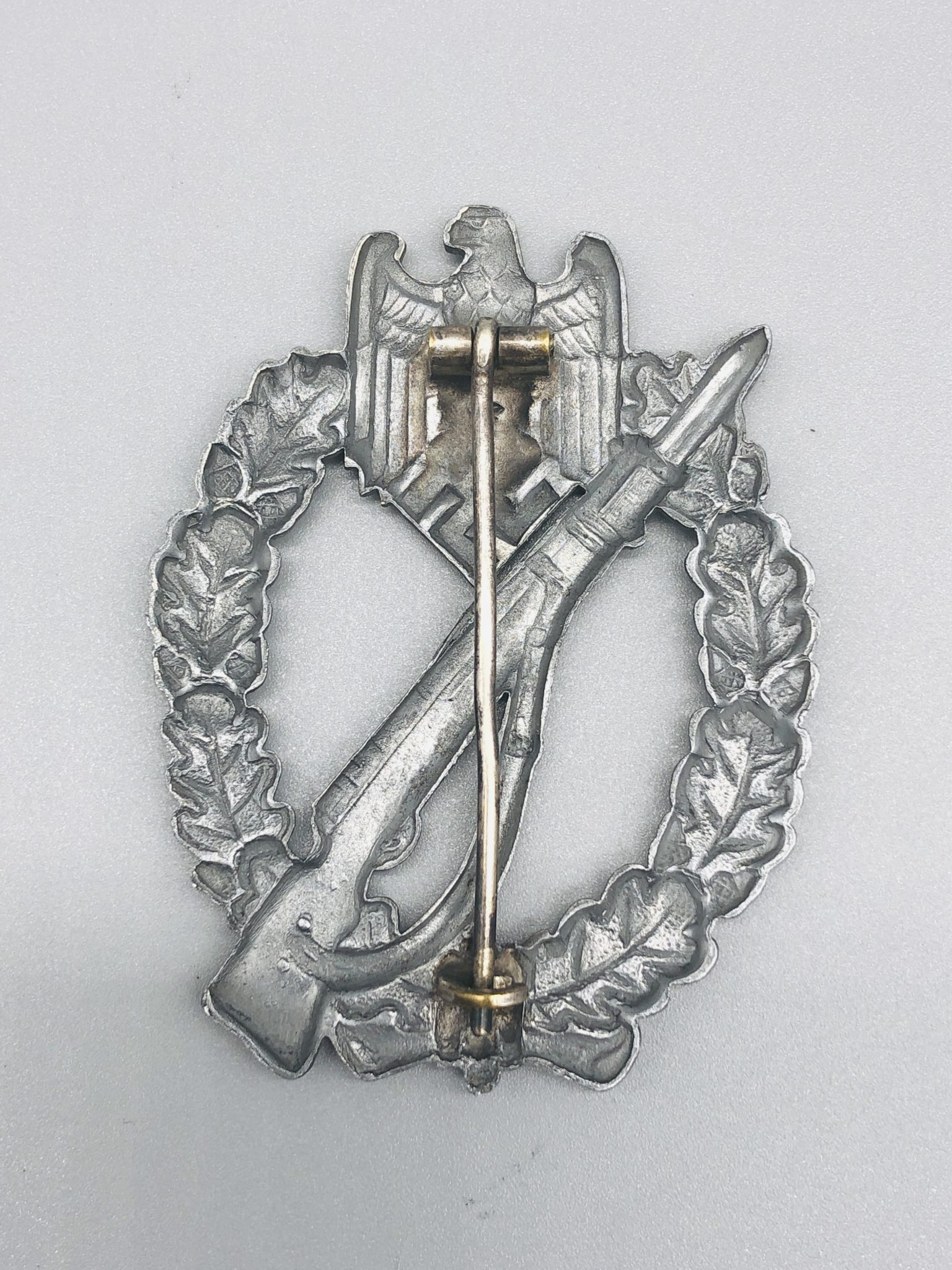 Infantry Assault Badge Silver Otto Shickle Design I Ww2 German Militaria