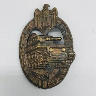 Panzer Assault Badge Bronze Adolf Scholze