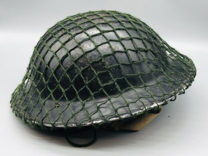British WW2 Brodie Helmet With Camo Net