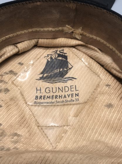 Kriegsmarine Panzerschiff Deutschland Sailor's Cap H. Gundel Bremerhaven