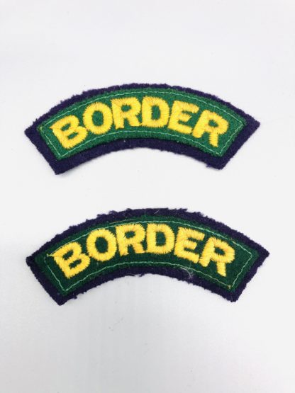Border Regiment Cloth Shoulder Titles