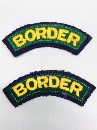Border Regiment Cloth Shoulder Titles