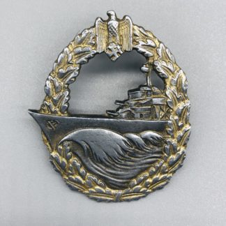 WW2 Kriegsmarine Destroyer Badge by S.H.u.Co.