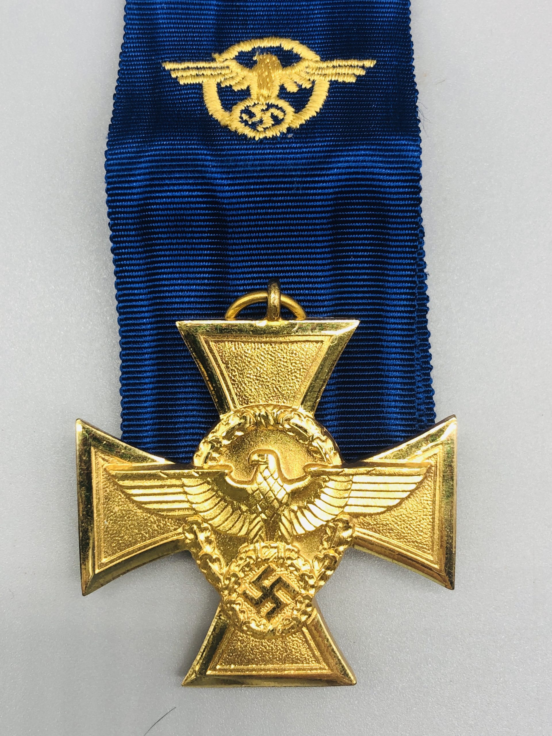 Ruban de la Police Service Medal a L100 Grande Bretagne 