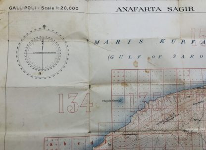 Gallipoli Campaign Suvla Bay Map
