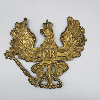 WW1 German Eagle Prussian NCO Brass Pickelhaube Helmet Plate
