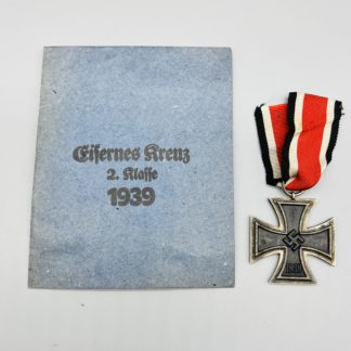 Iron Cross 1939 EK2 With Bag By Karl Forster & Graf Schwäbisch Gmünd