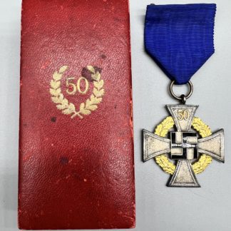 National Faithful Service Medal 50 Years & Presentation Case