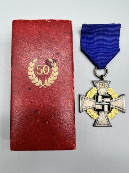 National Faithful Service Medal 50 Years & Presentation Case