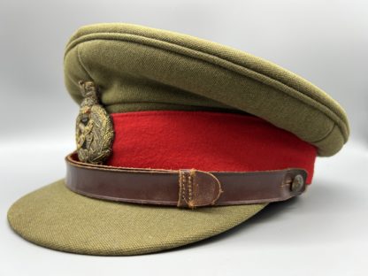 British General Staff Visor Cap, with chin strap