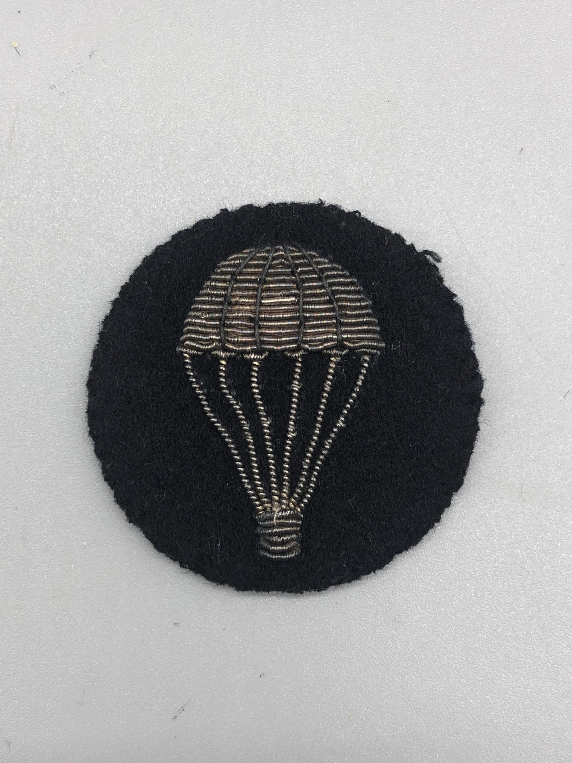 Royal Air Force Officers Parachute Jump Wings I WW2 British Militaria