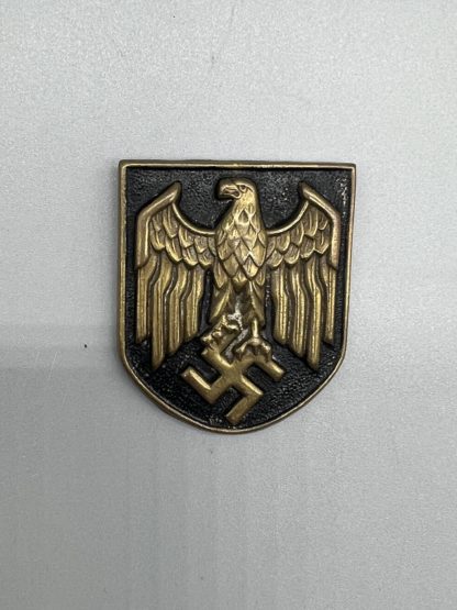 Kriegsmarine Pith Helmet Shield