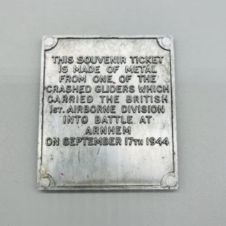 Souvenir Ticket Arnhem